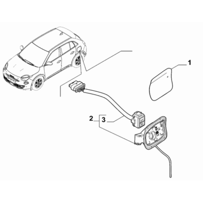 FIAT 600 2023-Present Air Filters And Lids End Plate