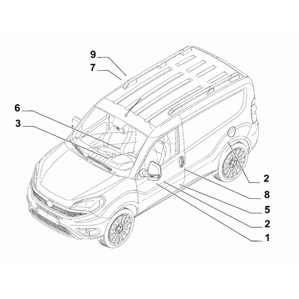 FIAT Doblo 2023-Present Cable Assembly Connectors Connector Kit