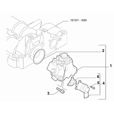 FIAT Fiorino 2007-2021 Fuel Injection System Seal