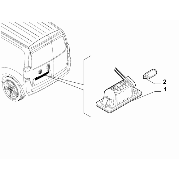 FIAT Fiorino 2022-Present Outer Lighting Bulb
