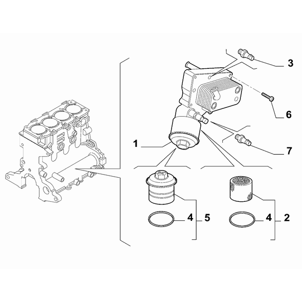FIAT 500L 2012-2022 Lubrication System Screw