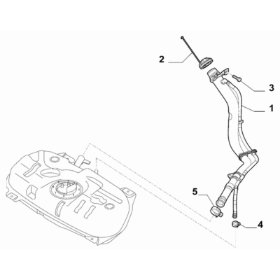 FIAT Fiorino 2022-Present Fuel Tank Collar