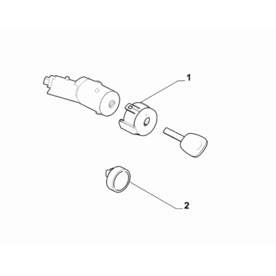 FIAT Doblo 2023-Present Key Switch Ignition Antenna