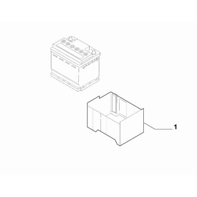 FIAT Abarth Punto Evo 2010-2013 Battery Protection