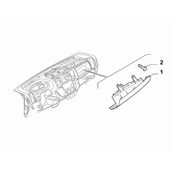 FIAT Ducato 2021-Present Air-Bag Devices Screw
