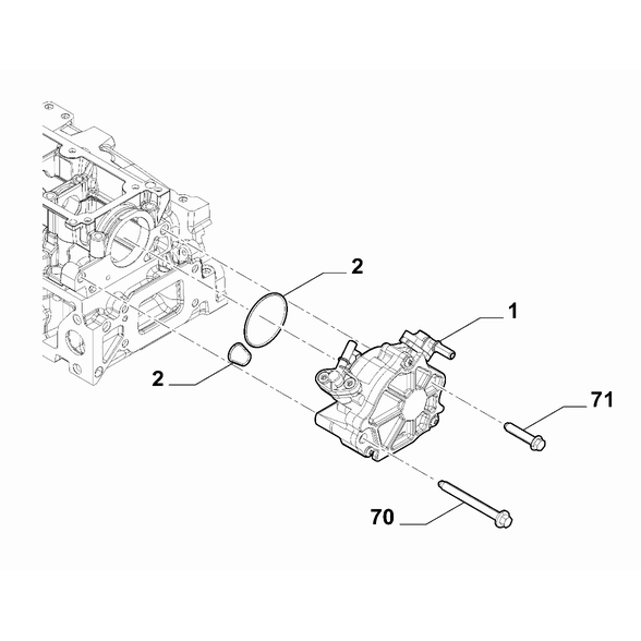 FIAT Doblo 2023-Present Brake Vacuum System Screw