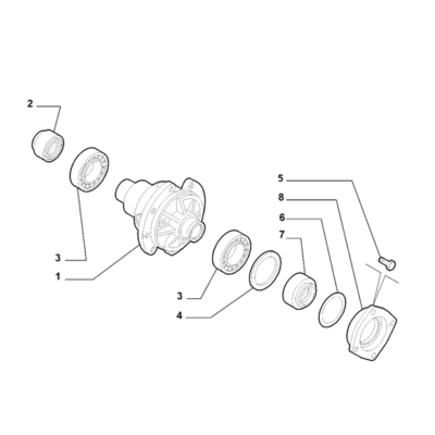 FIAT Fiorino 2022-Present Differential Gears Ring