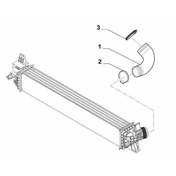 FIAT Ducato 2021-Present Heat Exchanger Pipeline Sleeve
