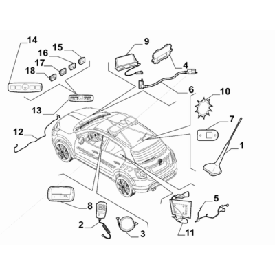 FIAT 500X 2016-Present Governmental Bodies Cars Devices Bracket