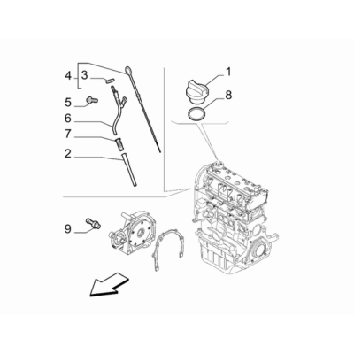 FIAT Abarth Punto Evo 2010-2013 Lubrication System Seal Gasket