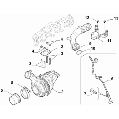 FIAT Ducato 2006-2020 Supercharging Pipe