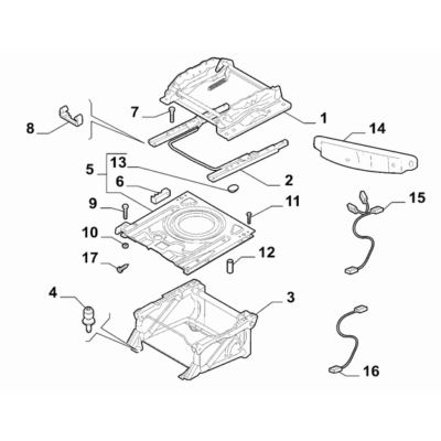 FIAT Ducato 2021-Present Front Seat Rails Screw