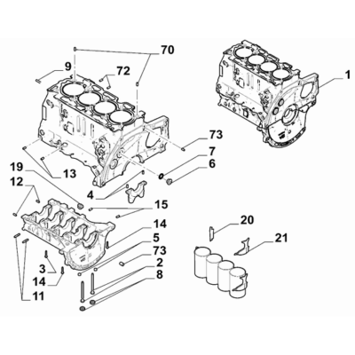 FIAT Doblo 2023-Present Crankcase And Cylinder Head Plug