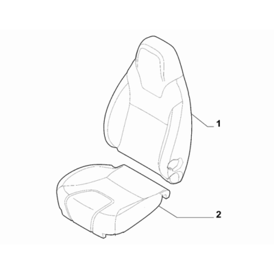 FIAT Ducato 2021-Present Front Seat Lining Back Lining