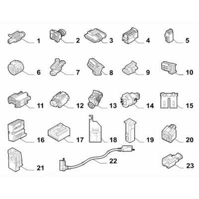 FIAT Doblo 2011-2022 Cable Assembly Connectors Connector Kit