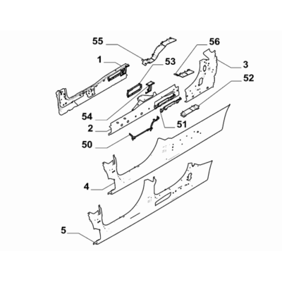 FIAT Doblo 2023-Present Floor Pannel Insert