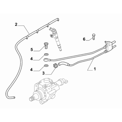 FIAT Ducato 2006-2020 Fuel Injection System Screw