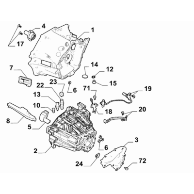 FIAT Doblo 2023-Present Transmission Case And Covers Conveyor