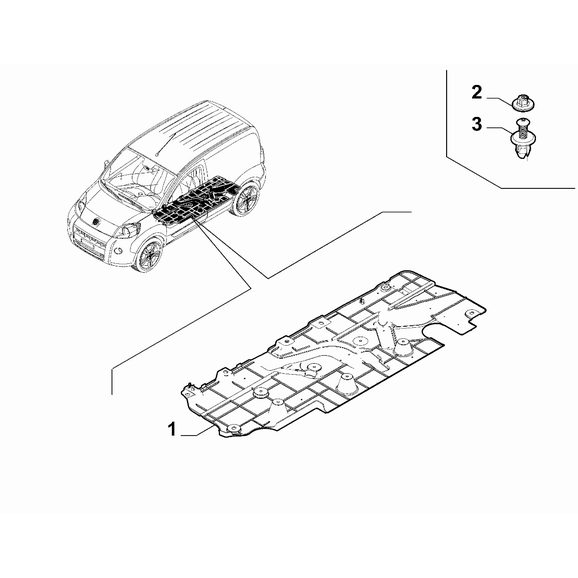 FIAT Fiorino 2022-Present Guards Nut