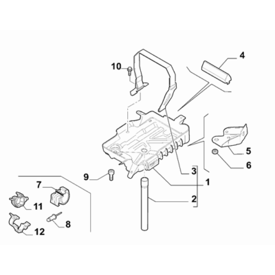 FIAT Fiorino 2007-2021 Battery Screw