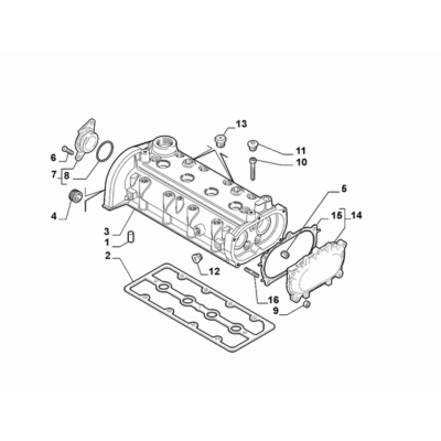 FIAT Abarth 695 2012-Present Crankcase And Cylinder Head Seal Gasket