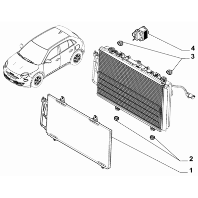 FIAT 600 2023-Present Ventilation And Heating Resilient Bush