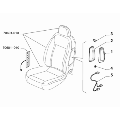 FIAT Fiorino 2007-2021 Air-Bag Devices Nut