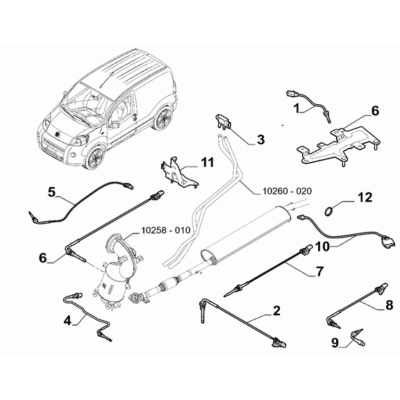 FIAT Fiorino 2022-Present Anti-Pollution System Sensor