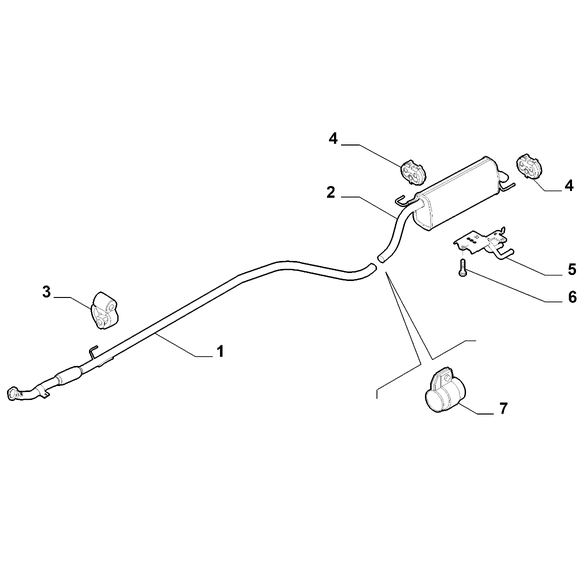 FIAT 500L 2012-2022 Exhaust Piping Coupling