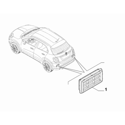 FIAT 500X 2016-Present Air Filters And Lids Ornament