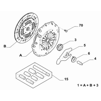 FIAT Doblo 2023-Present Clutch Group Sleeve W/Bearing
