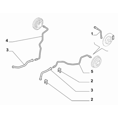 FIAT Abarth 595 2012-Present Hydraulic Brake System Pipe