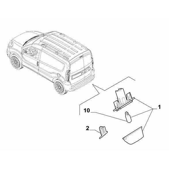 FIAT Doblo 2023-Present Outer Lighting Bulb