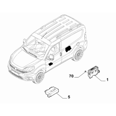 FIAT Doblo 2023-Present Interconnection And Remote Control Switch Nut