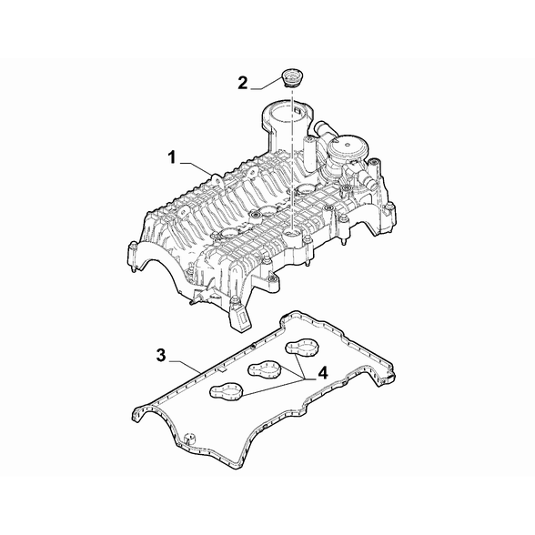 FIAT 500X 2016-Present Crankcase And Cylinder Head Seal Gasket