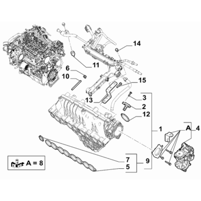 FIAT Ducato 2021-Present Intake Manifold Seal Gasket