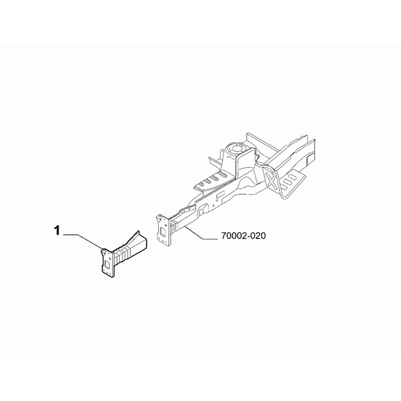 FIAT Ducato 2021-Present Bodyshell,Structure (Front Part) Strut