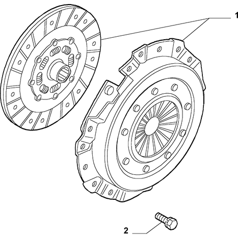 FIAT Ducato 2021-Present Clutch Group Screw And Washerassy