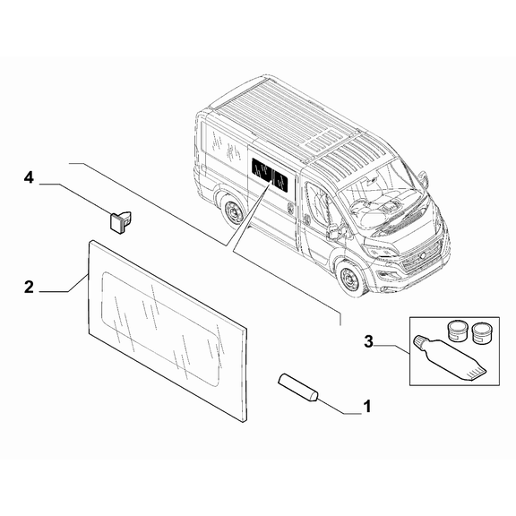 FIAT Ducato 2006-2020 Sliding Doors Pad