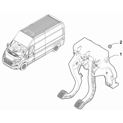 FIAT Ducato 2021-Present Foot Brake Control Nut