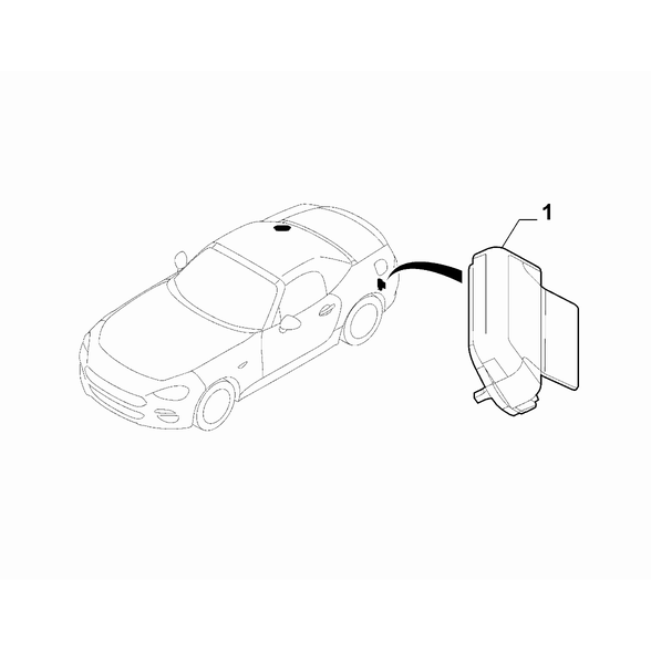 FIAT 124 Spider 2017-2020 Insulation And Padding Vent