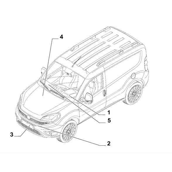 FIAT Doblo 2023-Present Cable Assembly Connectors Connector Kit