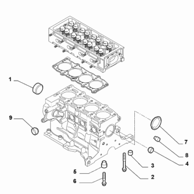 FIAT 124 Spider 2017-2020 Crankcase And Cylinder Head Plug