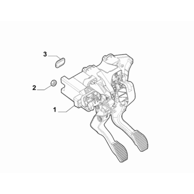 FIAT Fiorino 2022-Present Foot Brake Control Nut