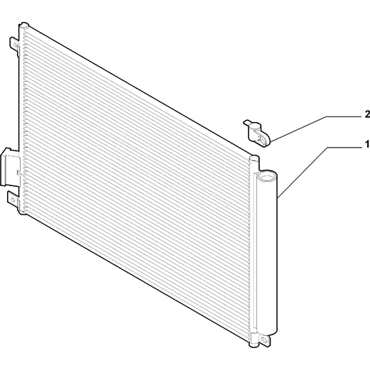 FIAT 500 2007-2016 Ventilation And Heating Bracket