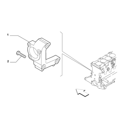 FIAT Doblo 2011-2022 Driveshaft Mounting Support