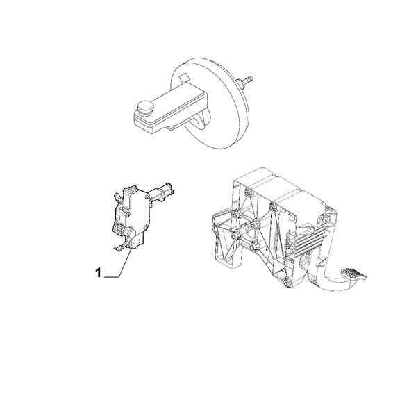 FIAT Ducato 2006-2020 Clutch Release Hydraulic Control Sensor