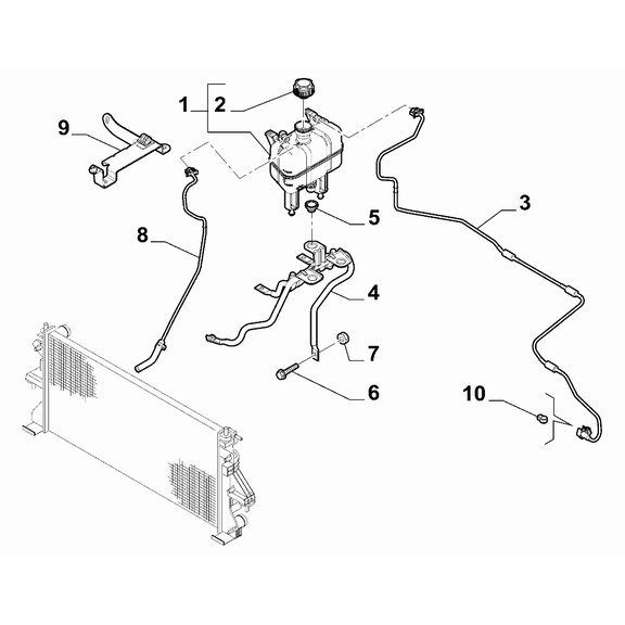FIAT Ducato 2021-Present Radiator And Leads Nut