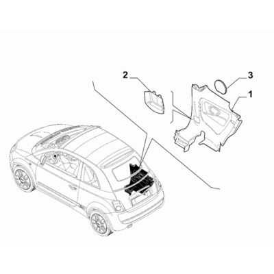 FIAT 500 2016-Present Trimming (Panels) Covering