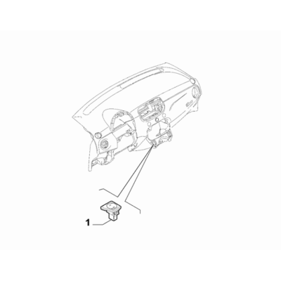 FIAT 500 2007-2016 Various Control Push Buttons And Switches Switch